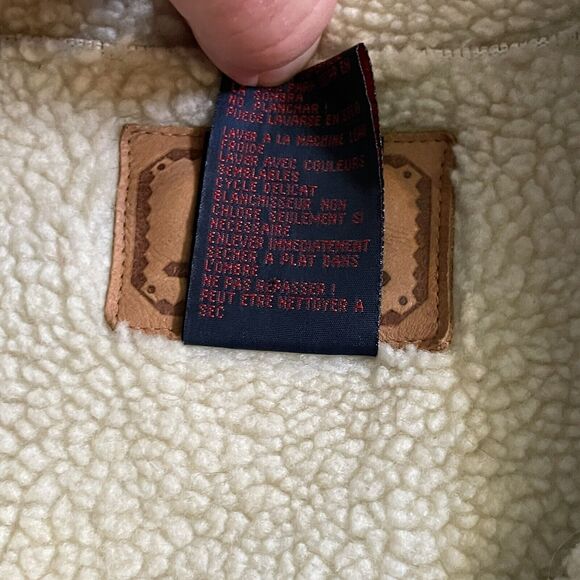 Ralph Lauren Jacket Brown Floral Embroidered Polyester Women Large EUC - Picture 9 of 13